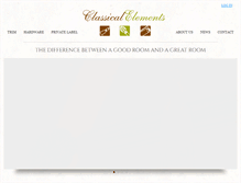 Tablet Screenshot of classicalelements.com